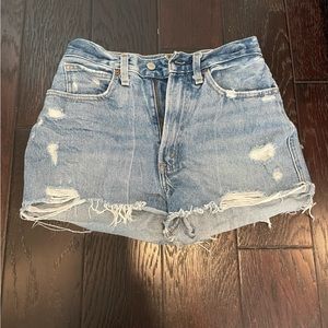 Abercrombie & Fitch high rise cutoff shorts - 26/2
